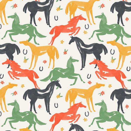 Lucky Horses Print