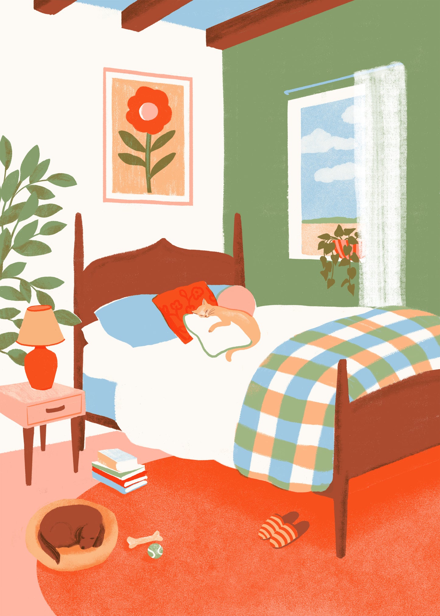 Cozy Cat Scene