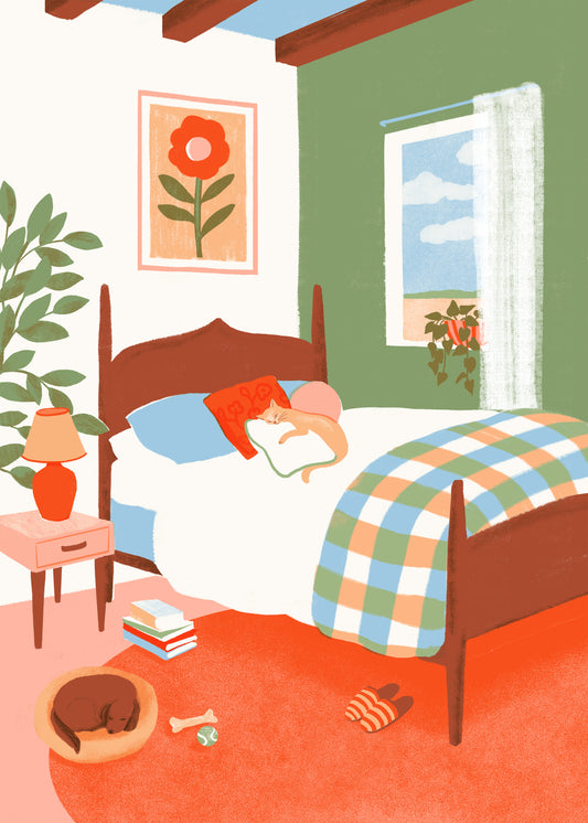 Cozy Cat Scene